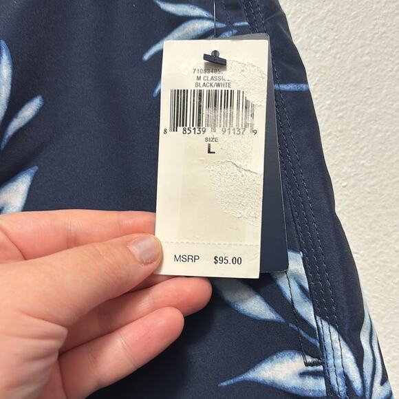 NWT POLO RALPH LAUREN Mens 8.5" Kailua Classic Fit Swim Trunks Pineapple Large - Picture 3 of 4